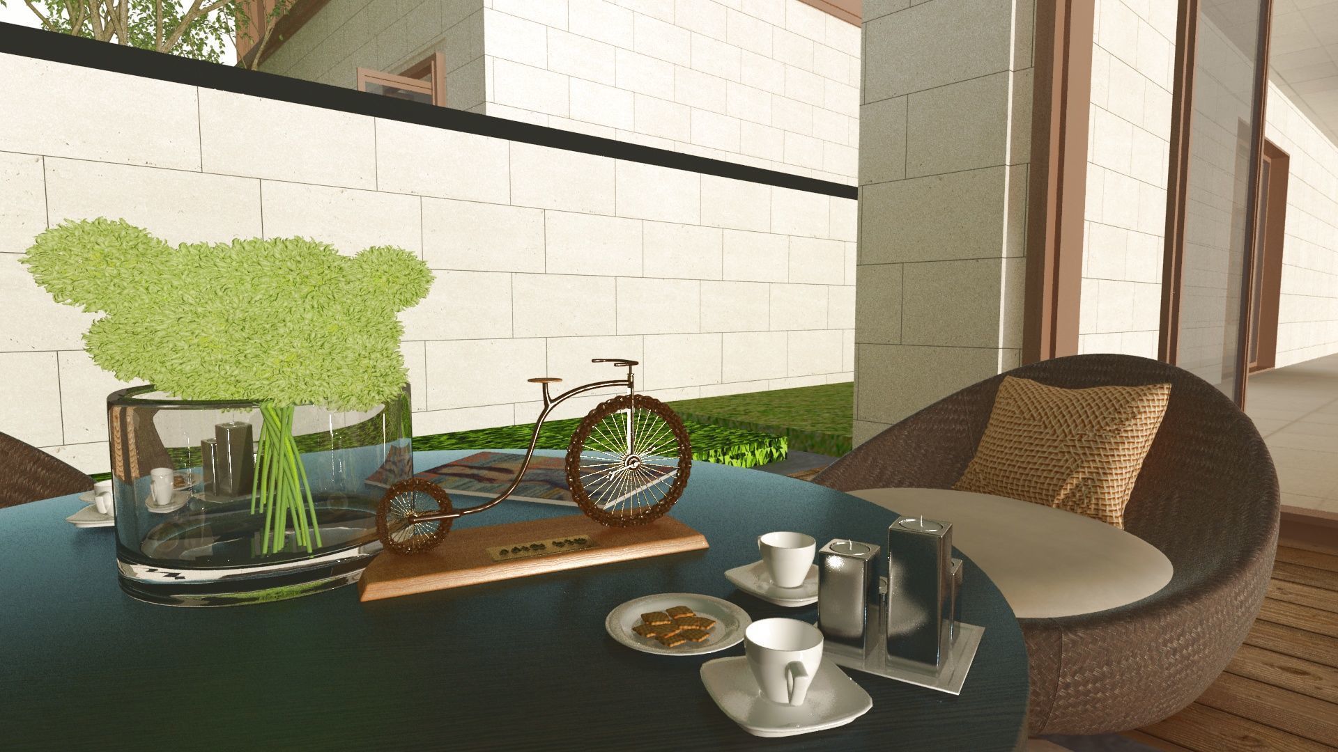 Villa Design 3D model_10