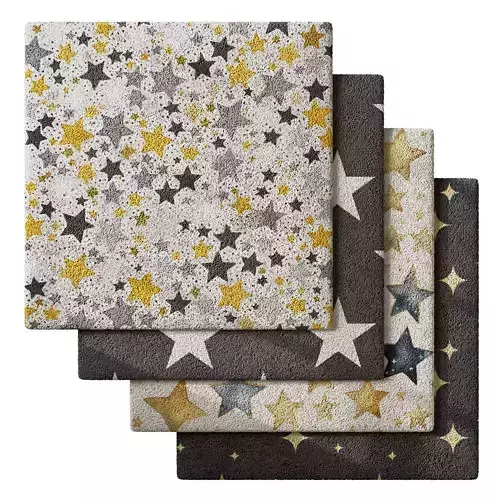 Kids Carpet Set 38 3D model