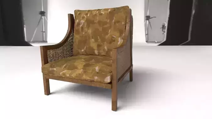Havana Lounge Chair Savanna Hues 3D model