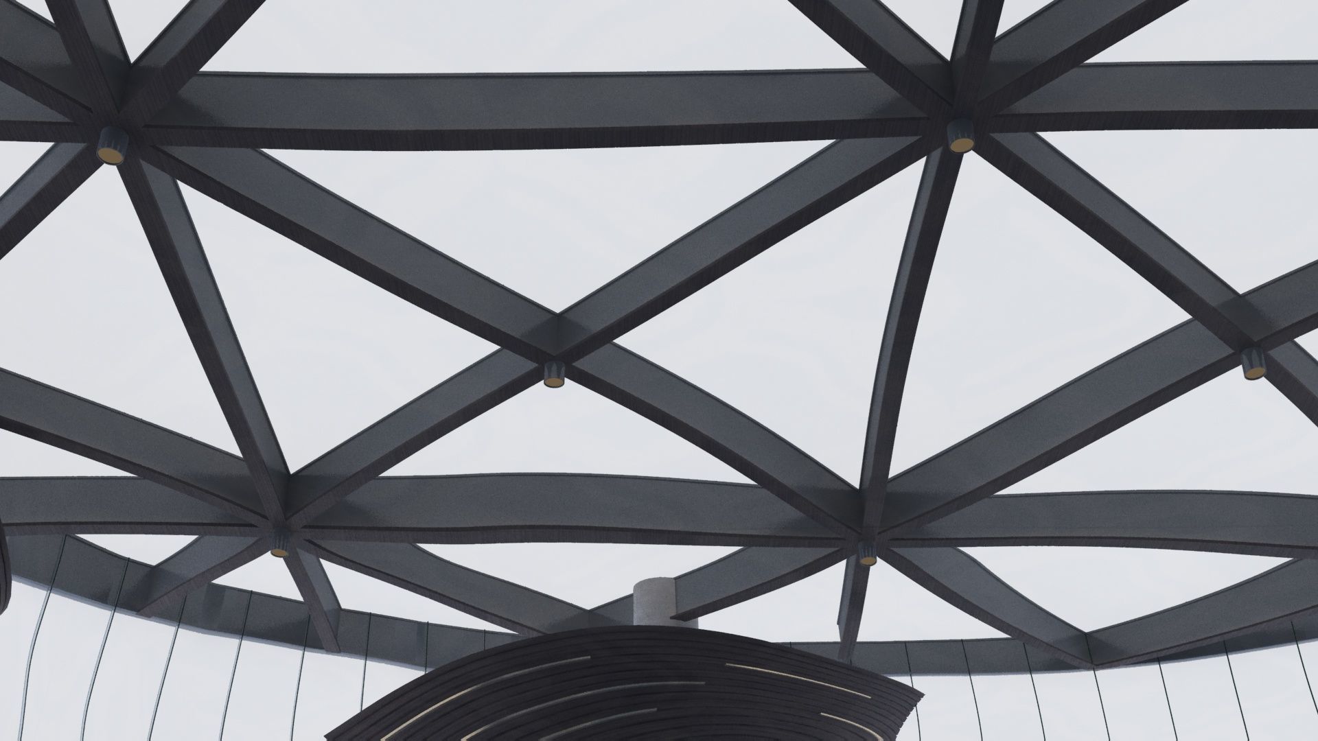 Indoor Pool with Patio Set 3D model_15