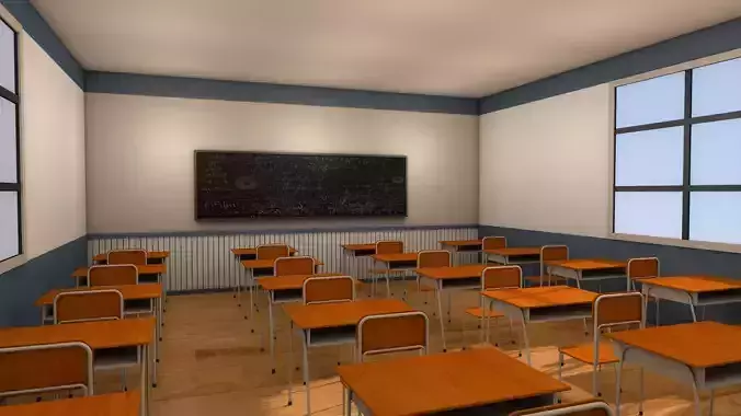 Class Room 3D model Class Room 3D model
