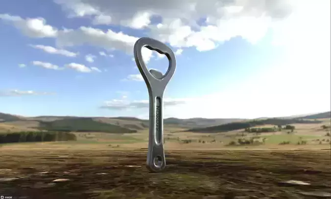 Bottle opener  3D model