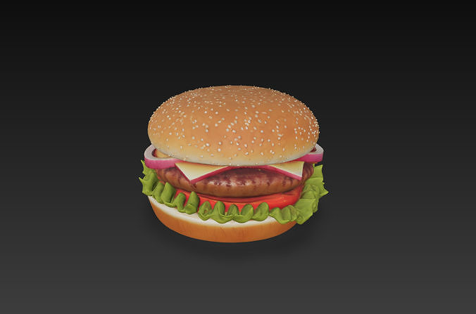 Hamburger 3D print model