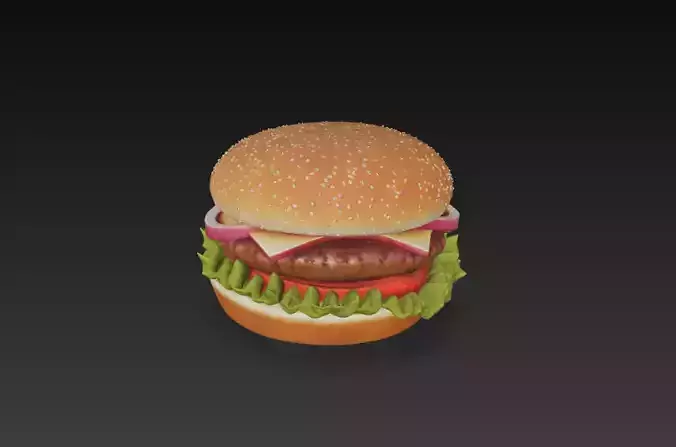Hamburger 3D print model