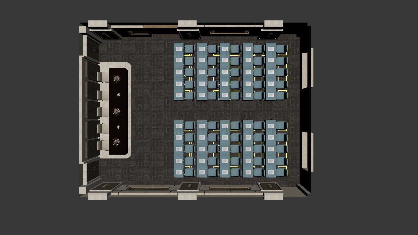 Conference Room 3D model_11