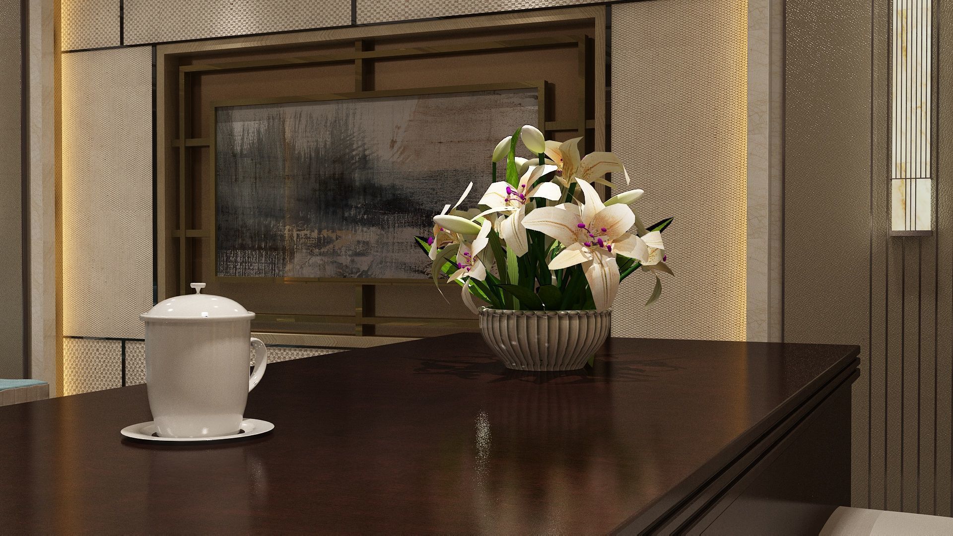 Conference Room 3D model_6