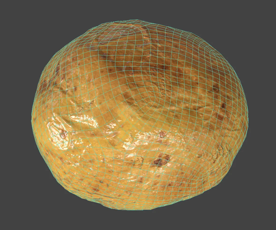 Potato 3D model_6