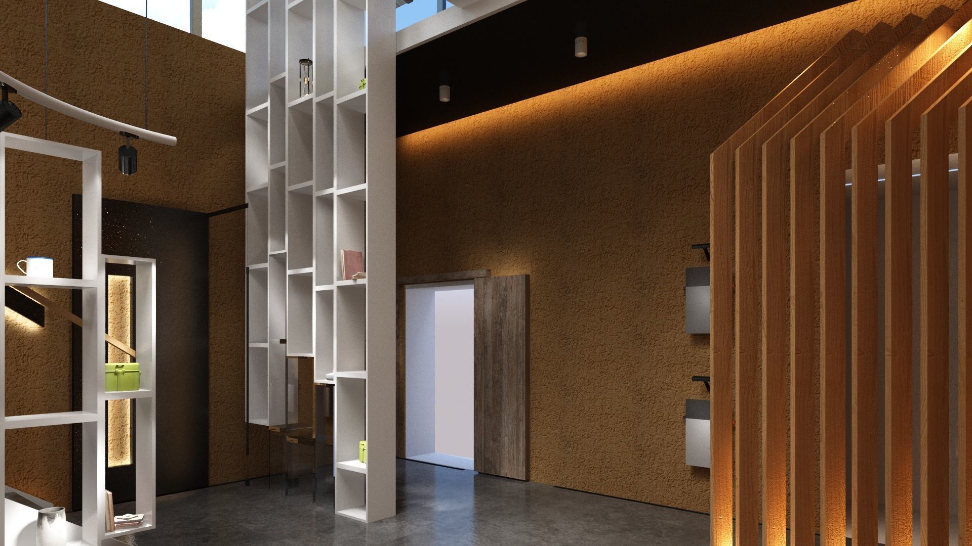 Artcaffe or Artgallery with Coffeplace 3D model_11