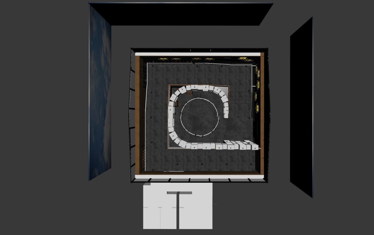 Artcaffe or Artgallery with Coffeplace 3D model_19