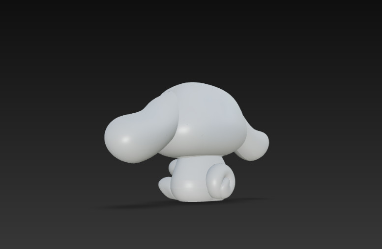 Cinnamoroll keychain 3D print model_2