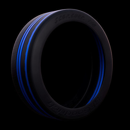 BF Goodrich Scorcher TA Tires Low-poly 3D model