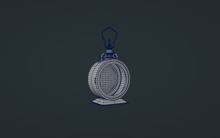 Vintage lantern Free low-poly 3D model_5