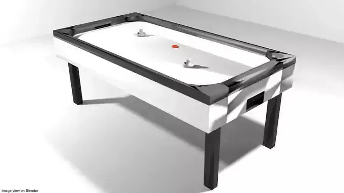 Arcade Game - Ice Hockey Table 3D model