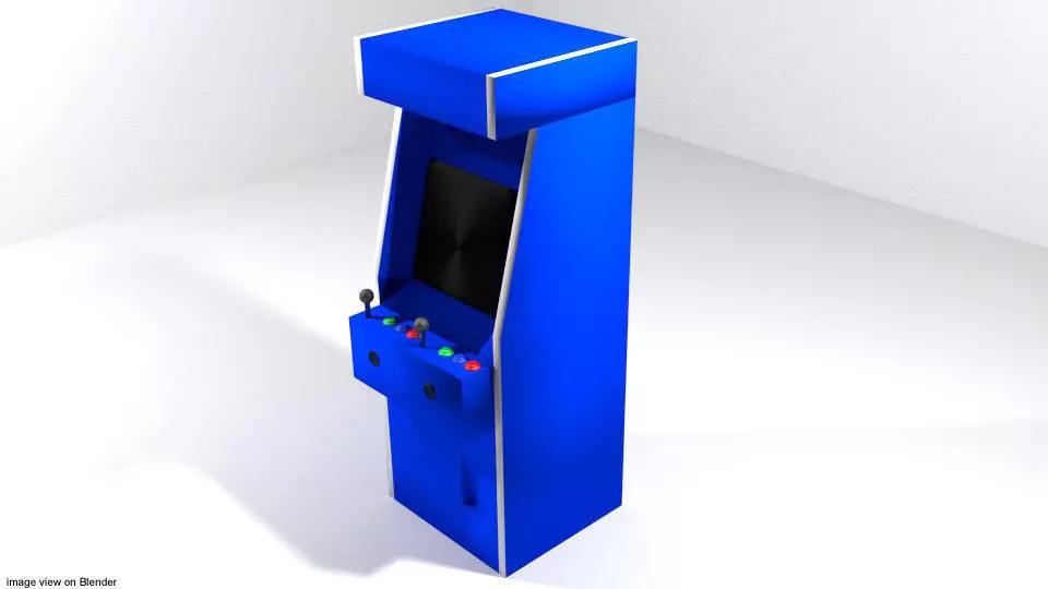 Arcade Game - Video Machine 3D model