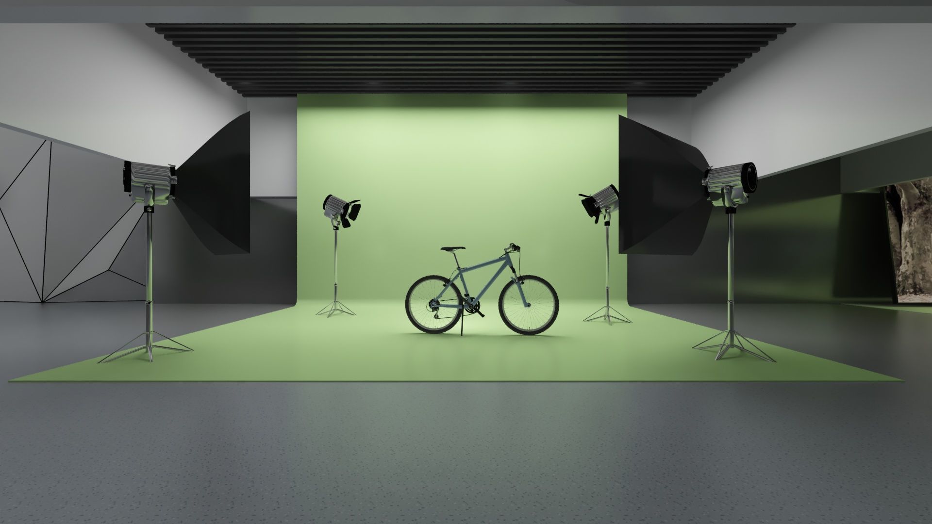 Exhabition Center and Showrooms for City Cycling 3D model_12