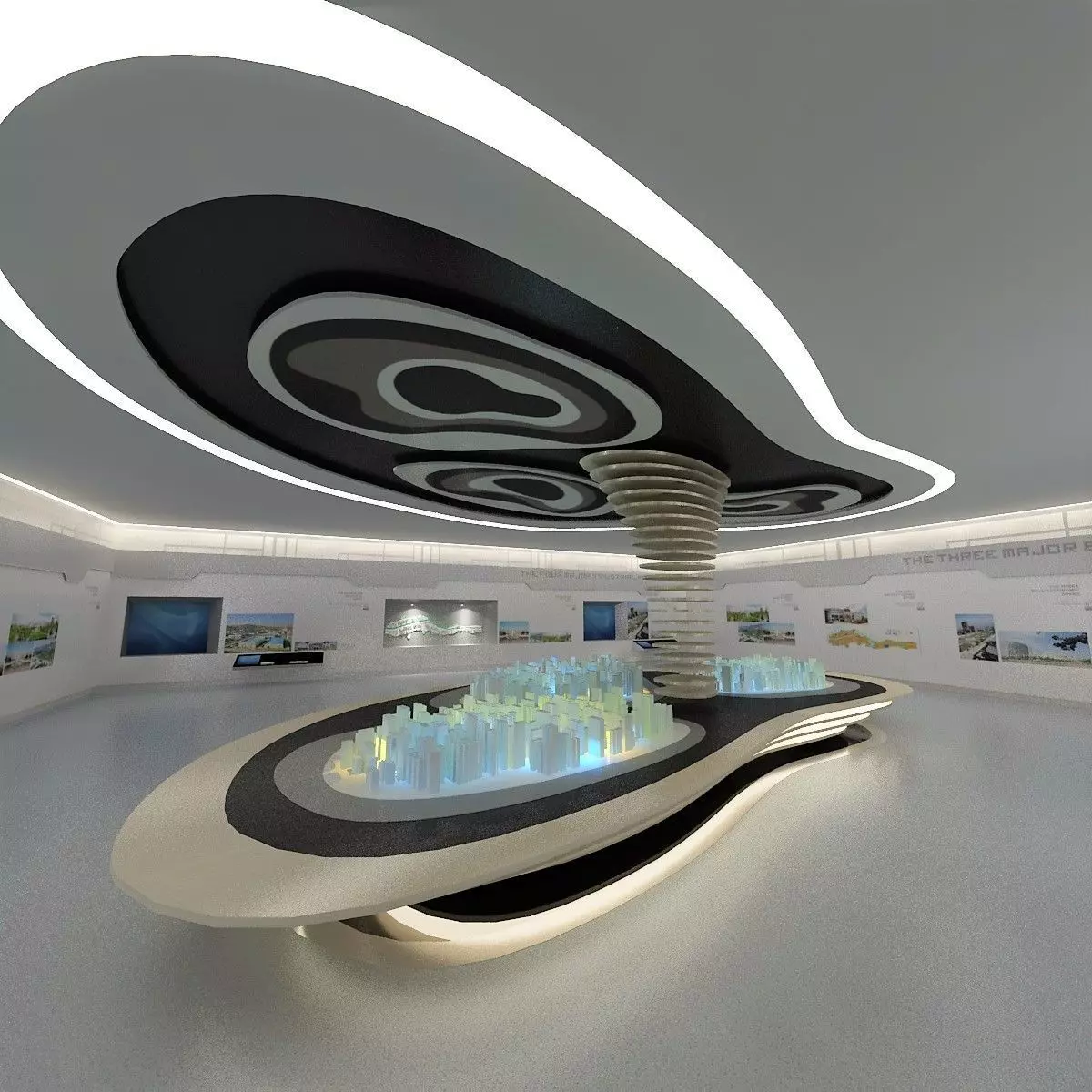 Exhabition Center and Showrooms for City Cycling 3D model_0