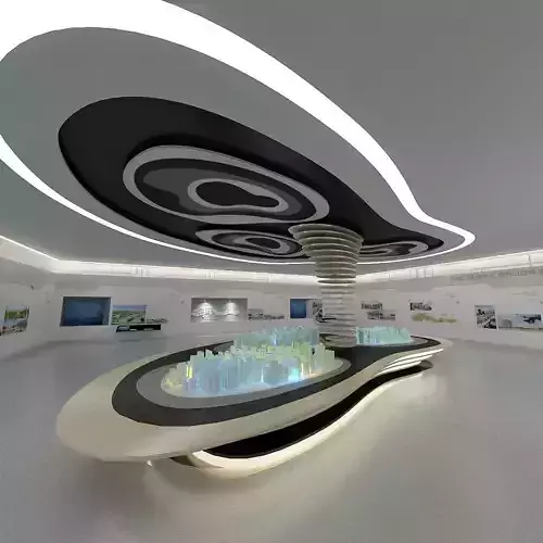 Exhabition Center and Showrooms for City Cycling 3D model