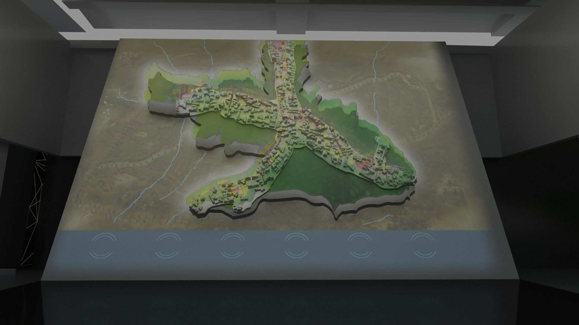 Exhabition Center and Showrooms for City Cycling 3D model_14