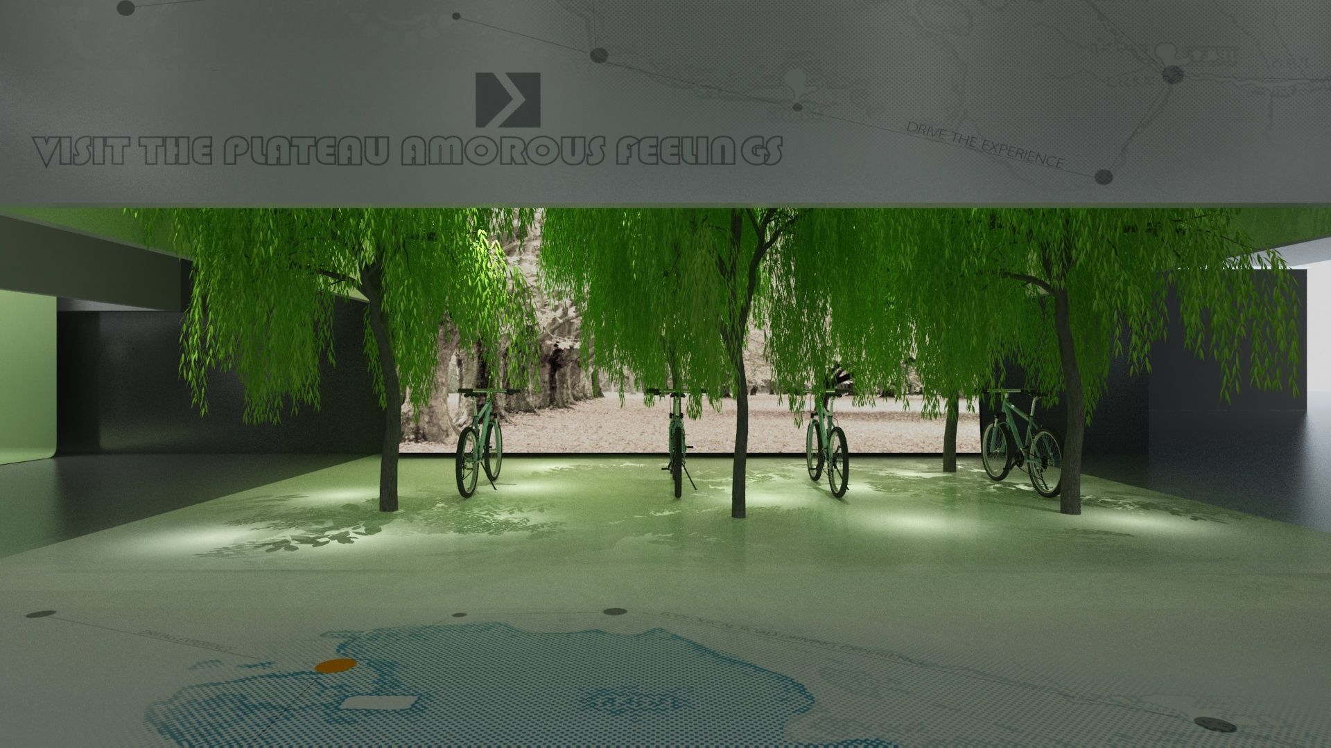 Exhabition Center and Showrooms for City Cycling 3D model_9