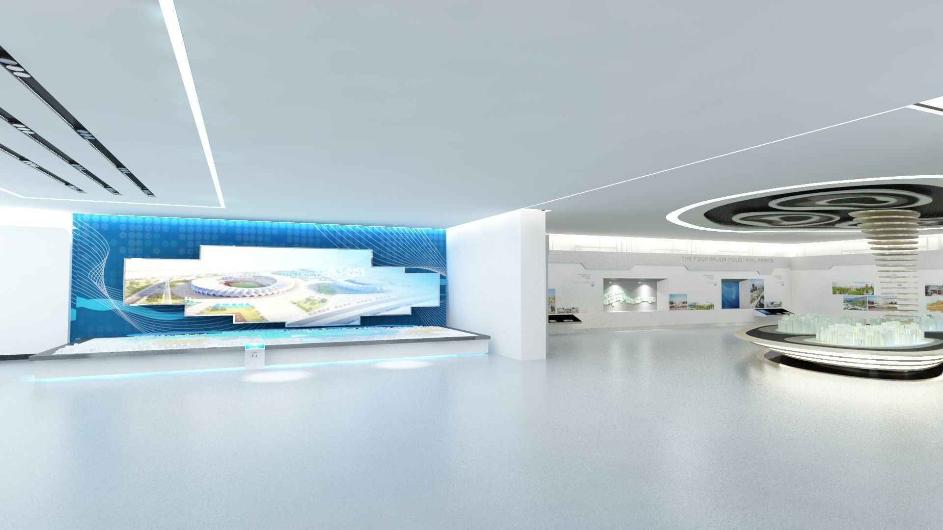 Exhabition Center and Showrooms for City Cycling 3D model_3