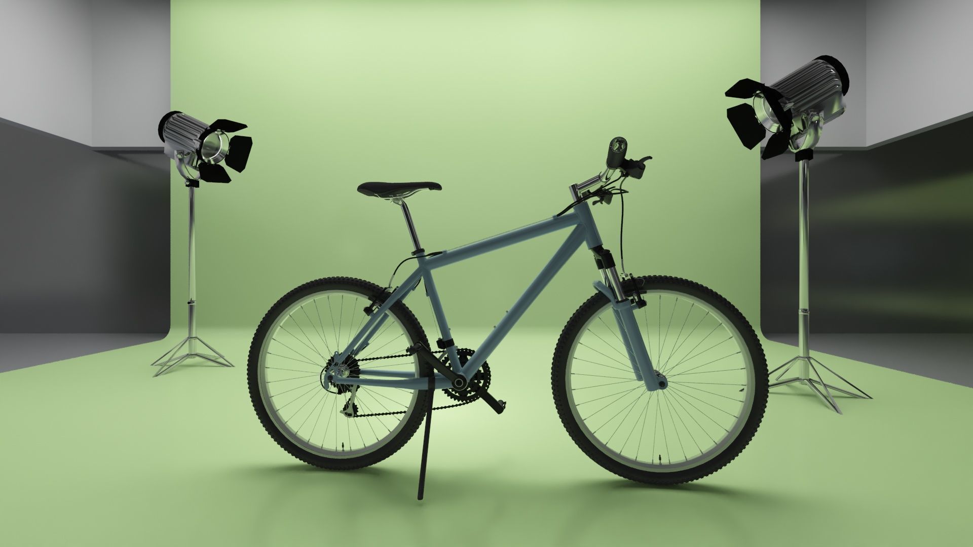 Exhabition Center and Showrooms for City Cycling 3D model_11