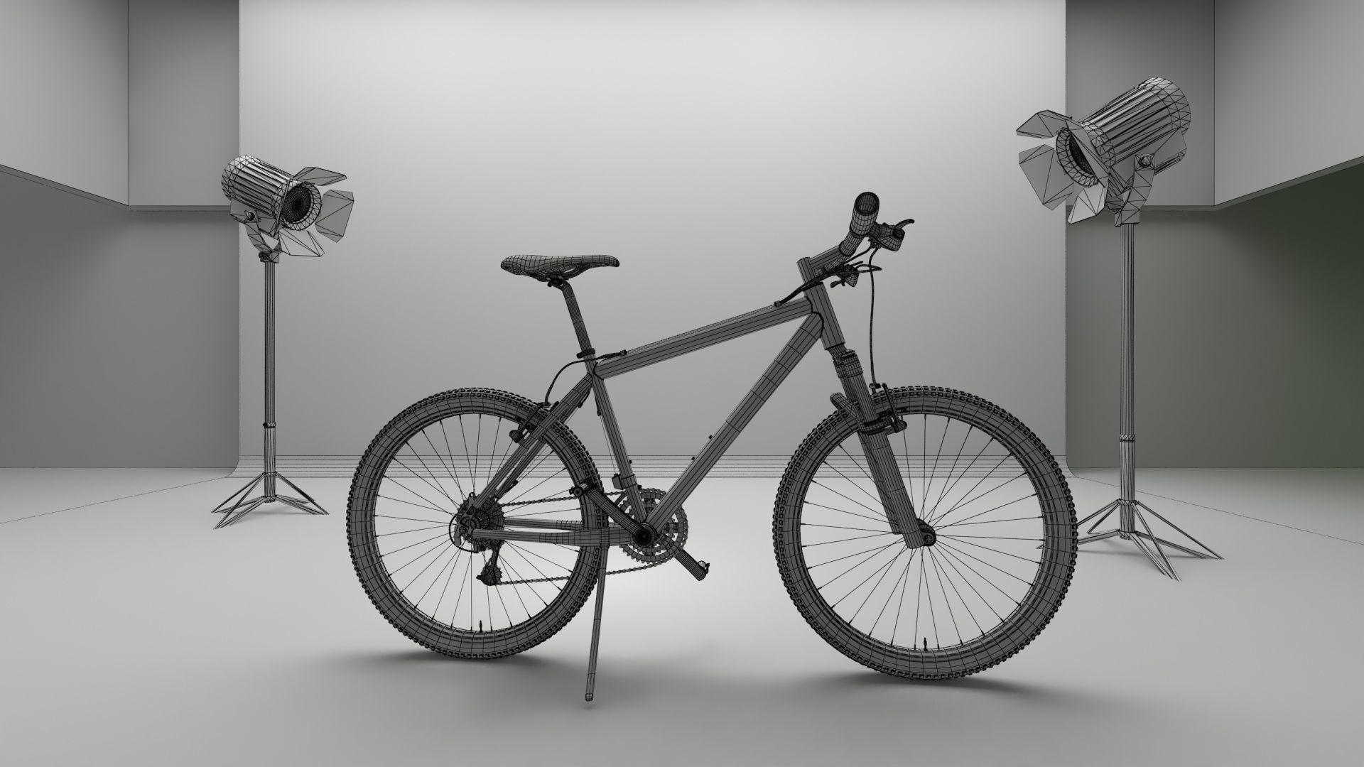 Exhabition Center and Showrooms for City Cycling 3D model_13