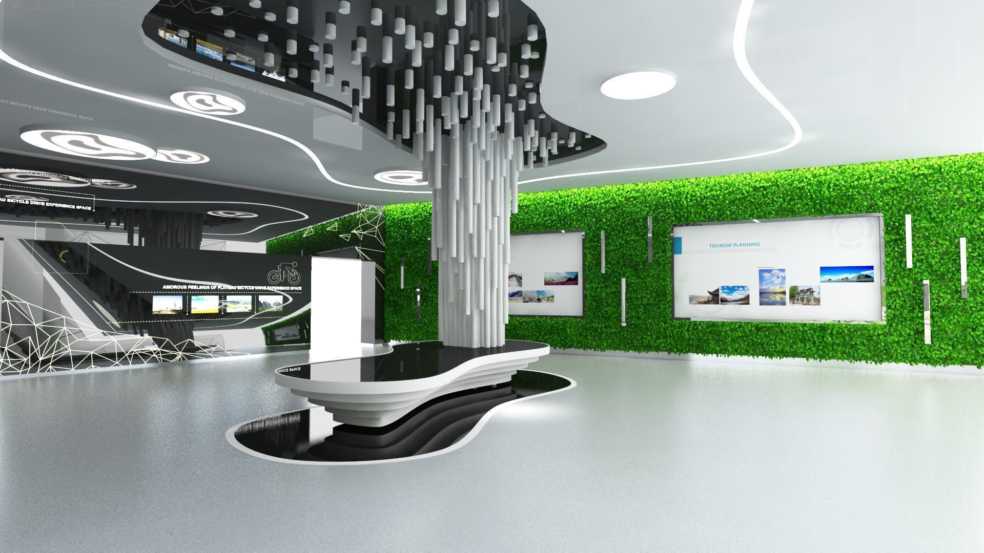 Exhabition Center and Showrooms for City Cycling 3D model_6