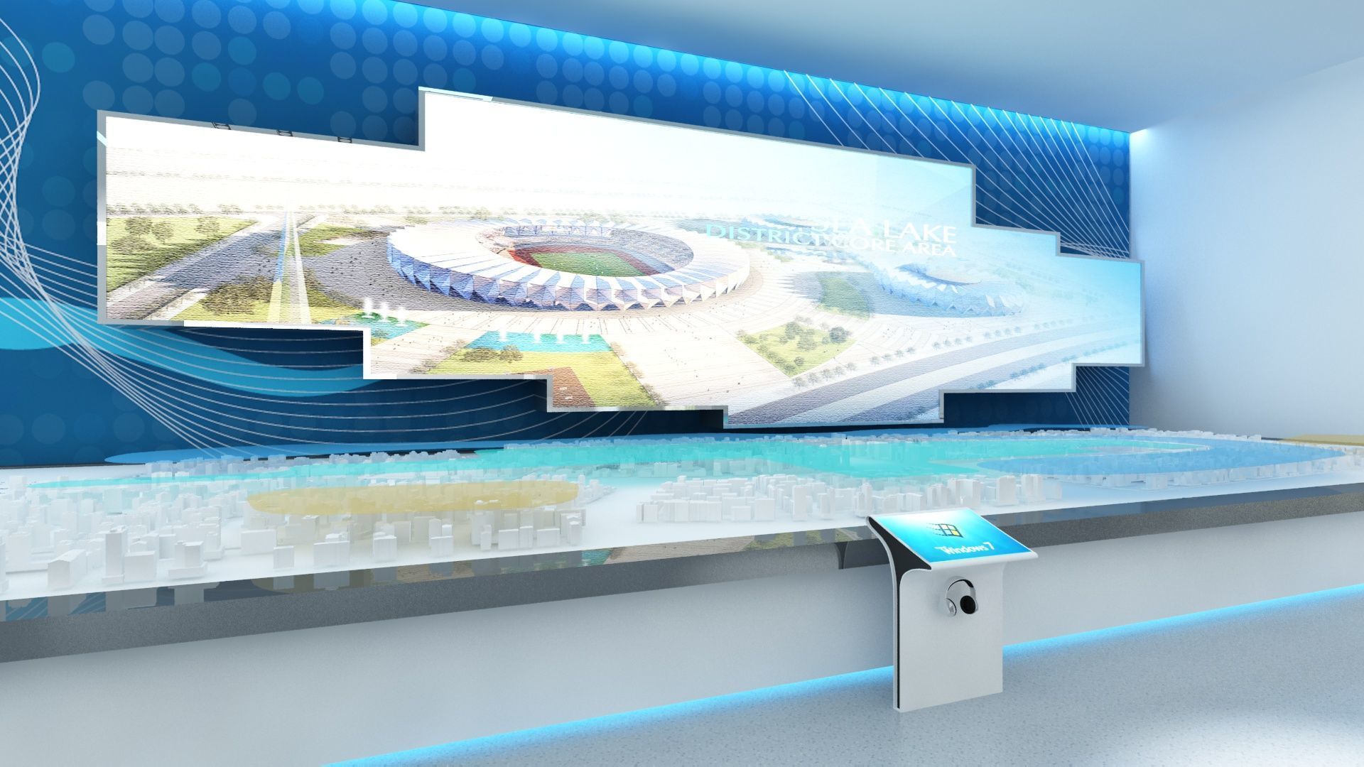 Exhabition Center and Showrooms for City Cycling 3D model_4