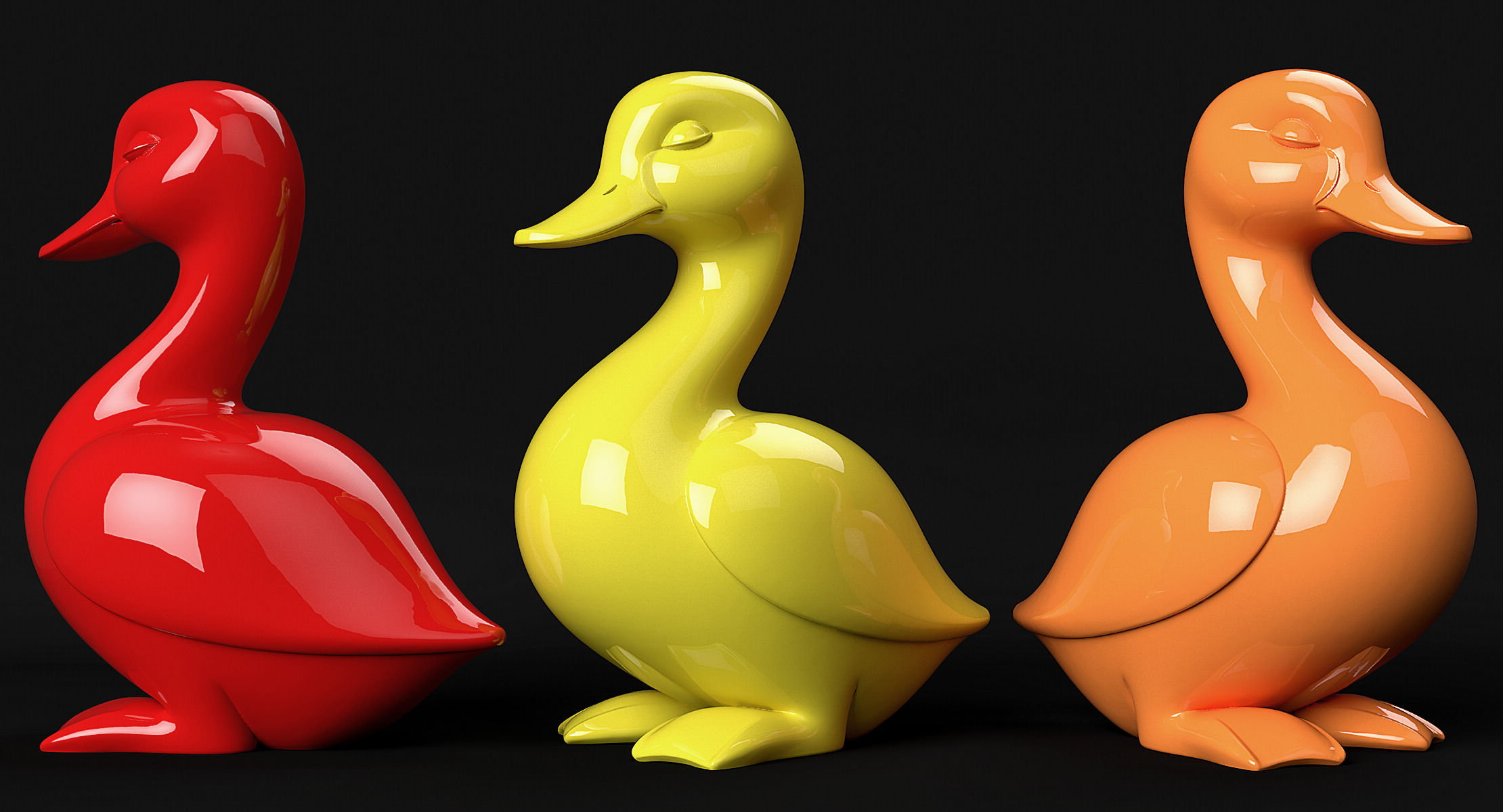 Duck Statue 3D print model_10