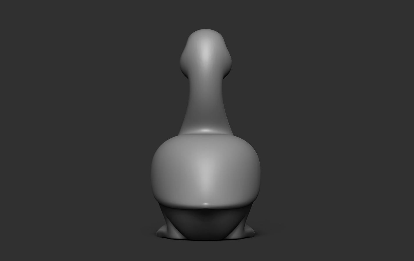 Duck Statue 3D print model_15