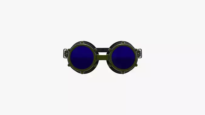 Goggles 01 Low-poly 3D model
