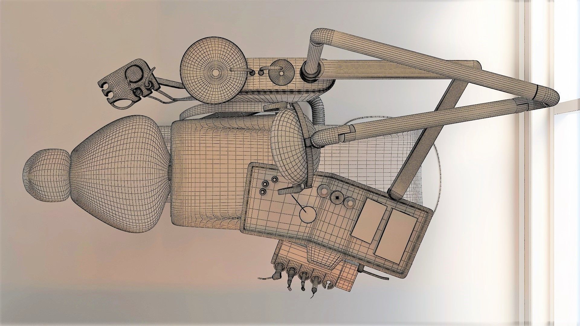 Dental Opearting Room and Lobby 3D model_14