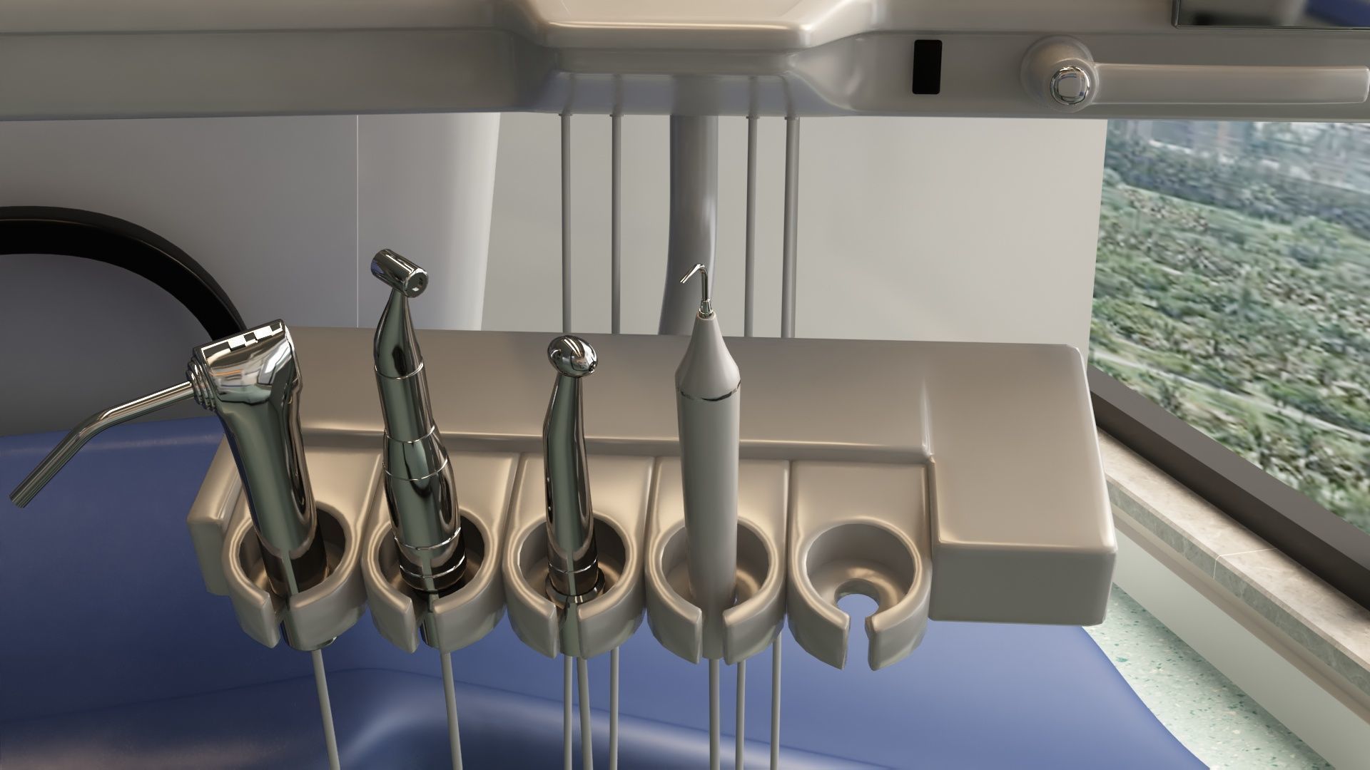 Dental Opearting Room and Lobby 3D model_17