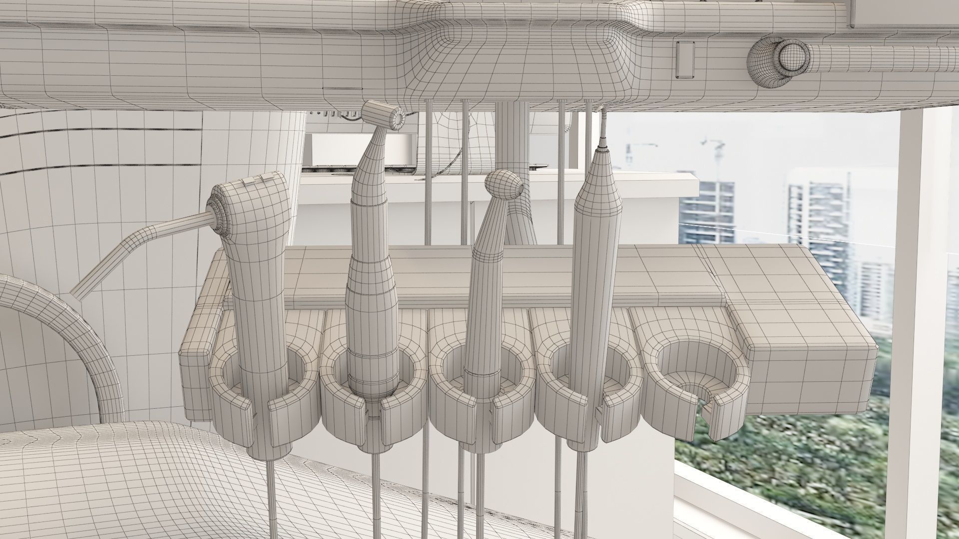 Dental Opearting Room and Lobby 3D model_18