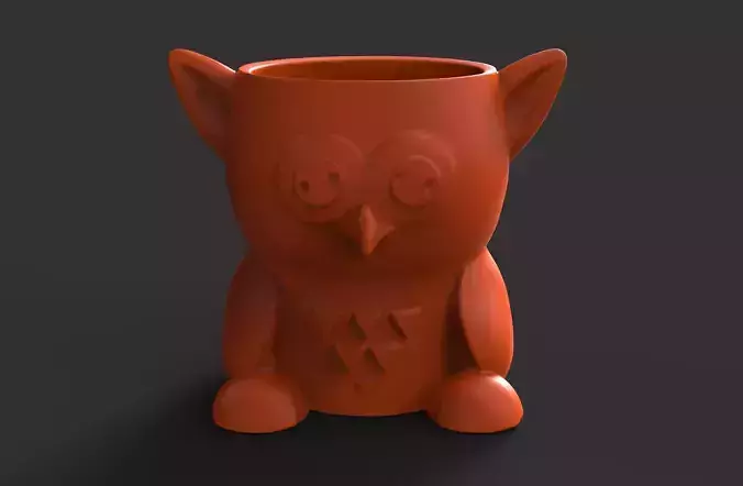 Pencil holder animal cute