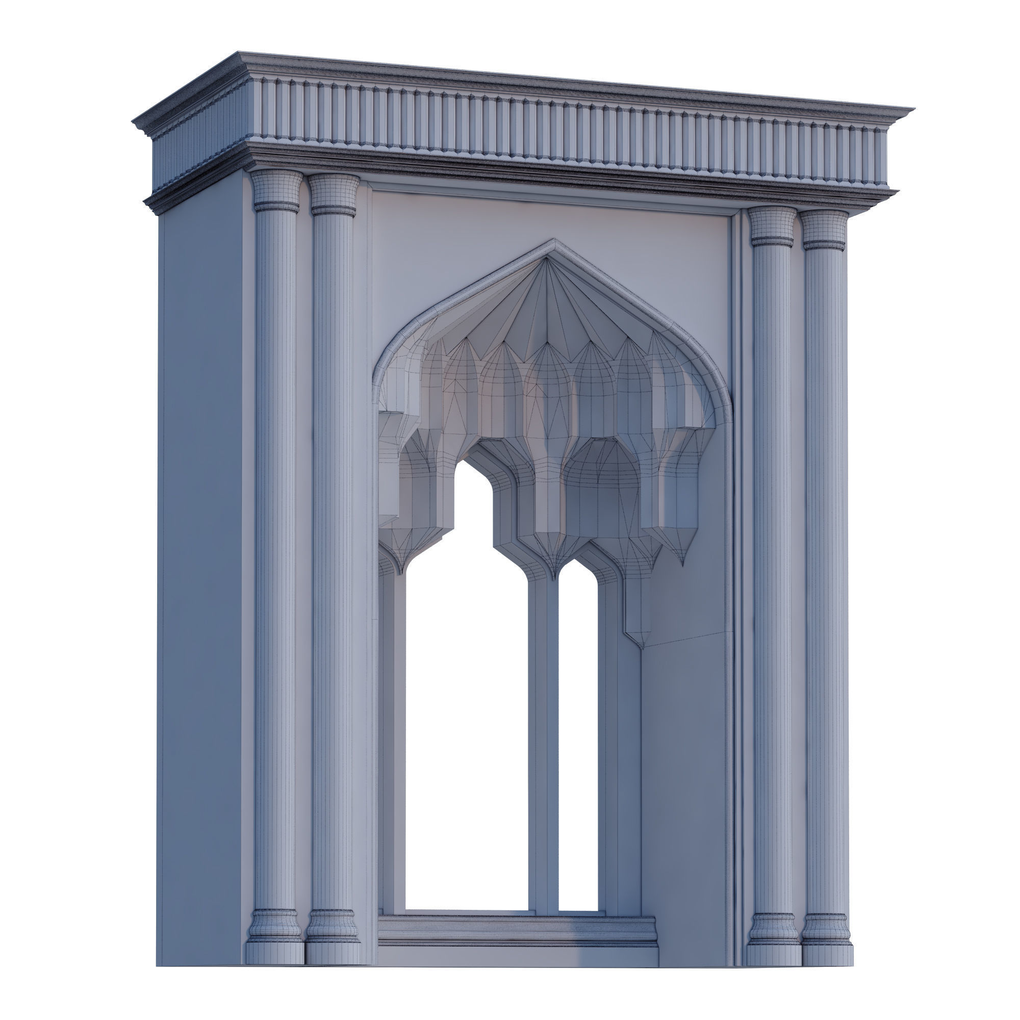 Islamic Muqarnas Arch 3D Printable Model 3D print model_5