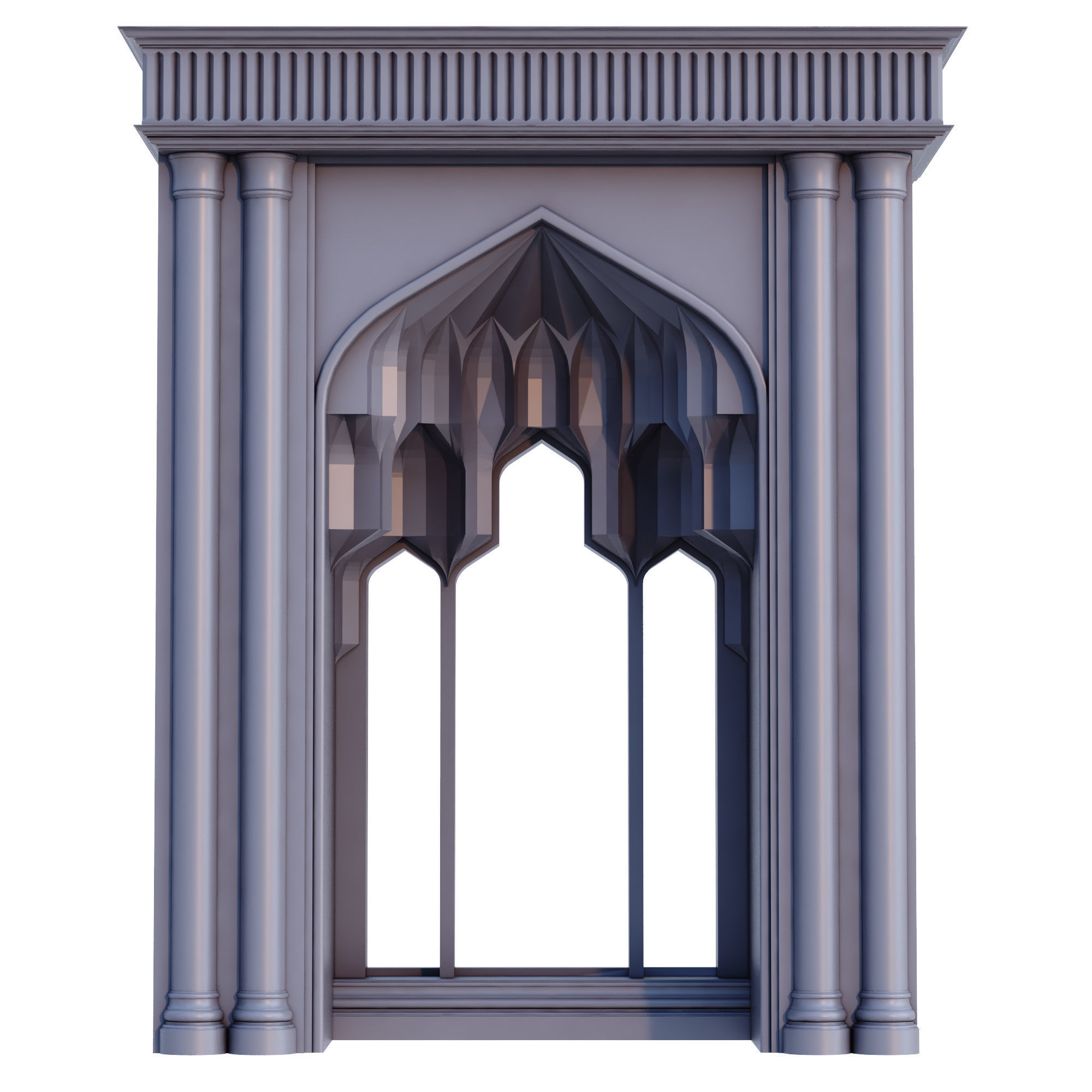 Islamic Muqarnas Arch 3D Printable Model 3D print model_7