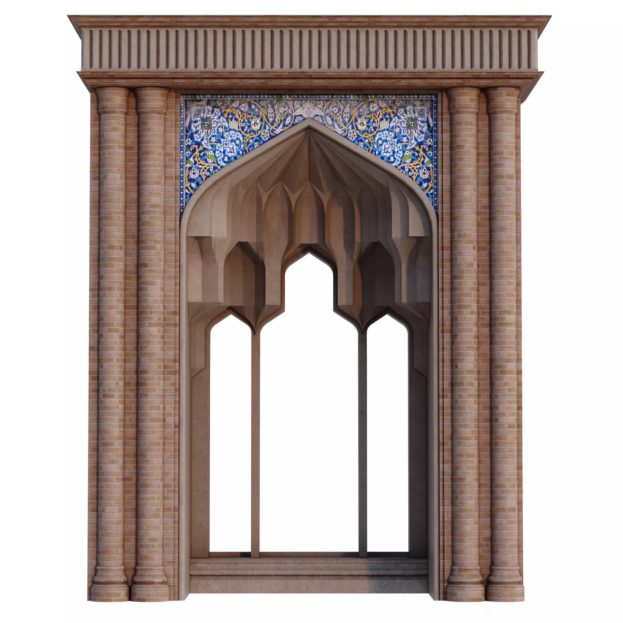 Islamic Muqarnas Arch 3D Printable Model 3D print model_0