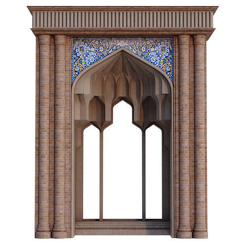 Islamic Muqarnas Arch 3D Printable Model 3D print model