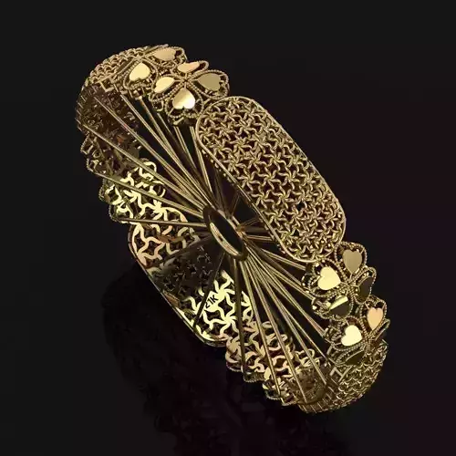 Beautiful Arabic Bangle - In 4 sizes