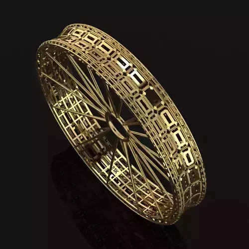 Beautiful Arabic Bangle - In 4 sizes