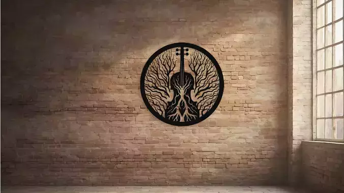 Violin Tree of Life Wall Decor Art