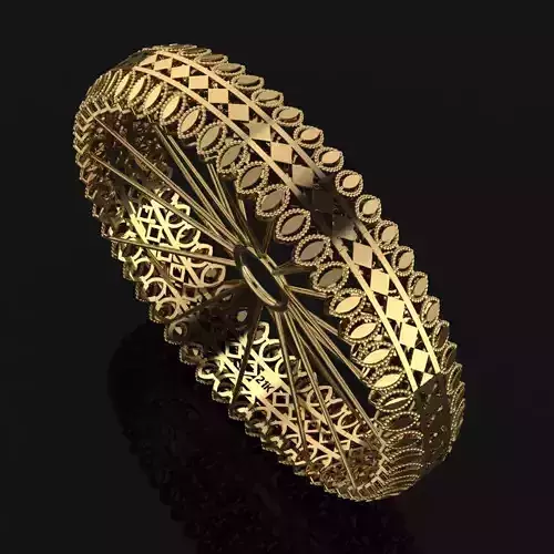 Beautiful Arabic Bangle - In 4 sizes