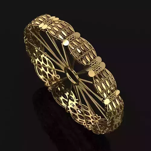 Beautiful Arabic Bangle - In 4 sizes
