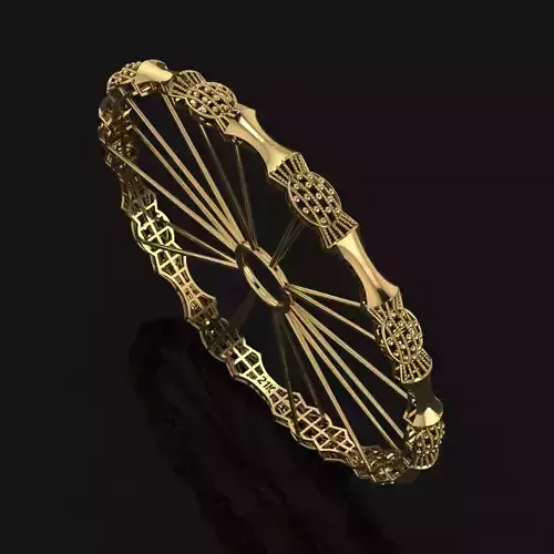 Beautiful Arabic Bangle - In 4 sizes