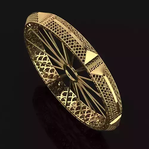 Beautiful Arabic Bangle - In 4 sizes