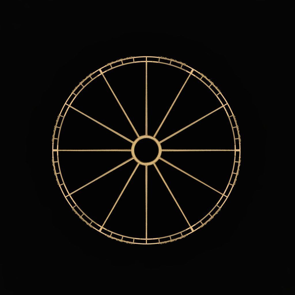 Beautiful Arabic Bangle - In 4 sizes 3D print model_3