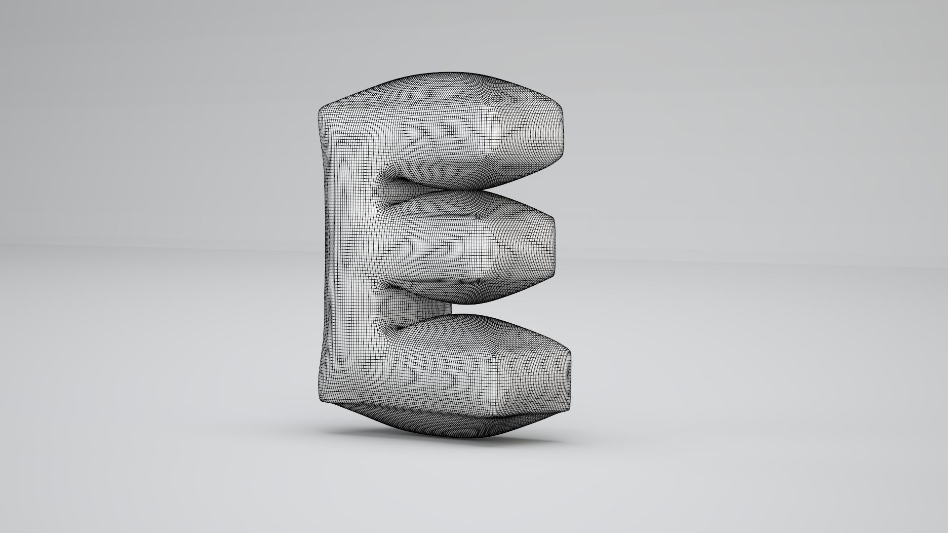 E Balloon Copper 3D model_9