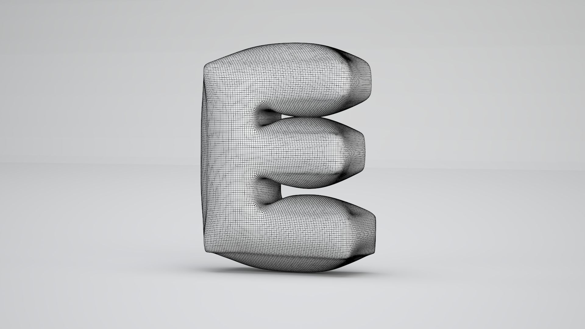 E Balloon Copper 3D model_7