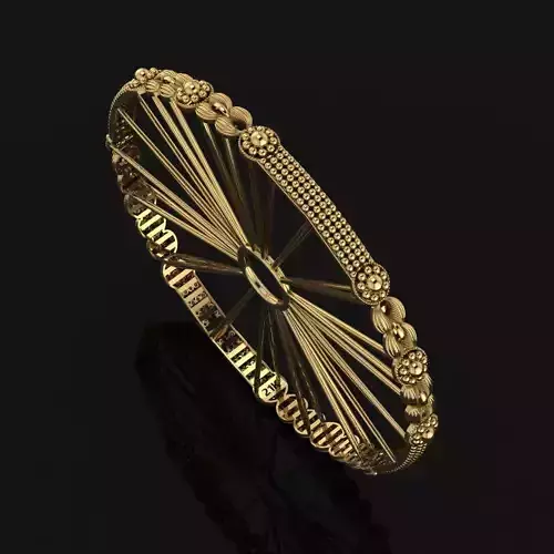 Beautiful Arabic Bangle - In 4 sizes